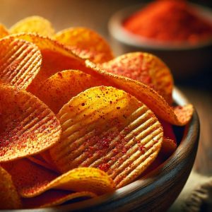 keripik kentang pedas manis 