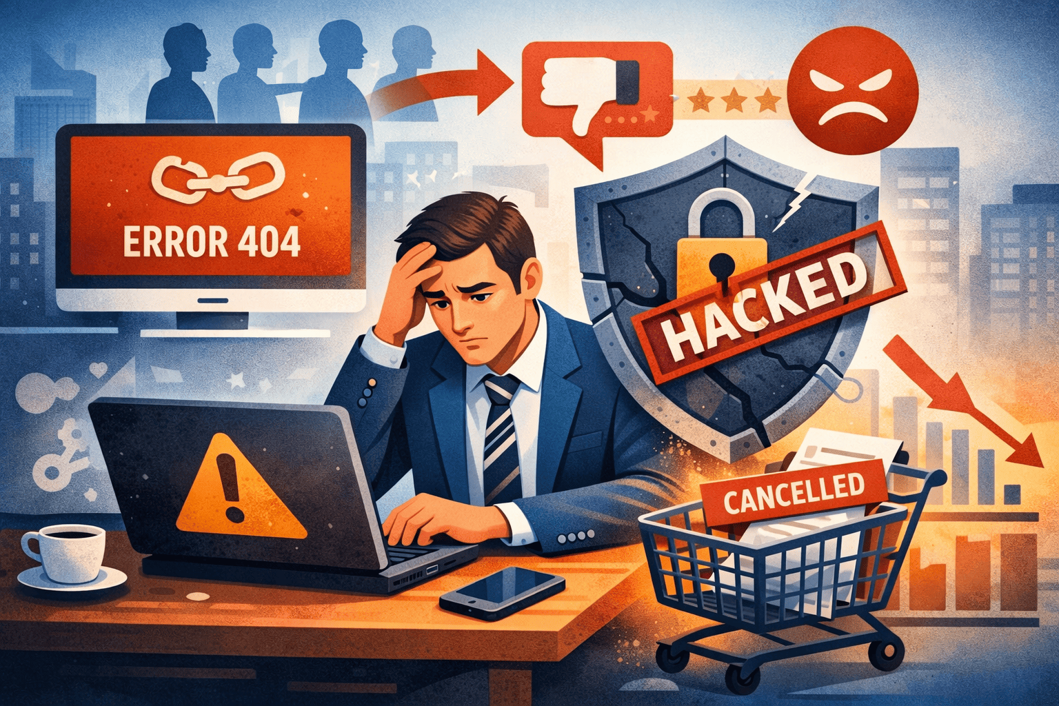 Kehilangan Kepercayaan Pelanggan Online pada Website Bisnis