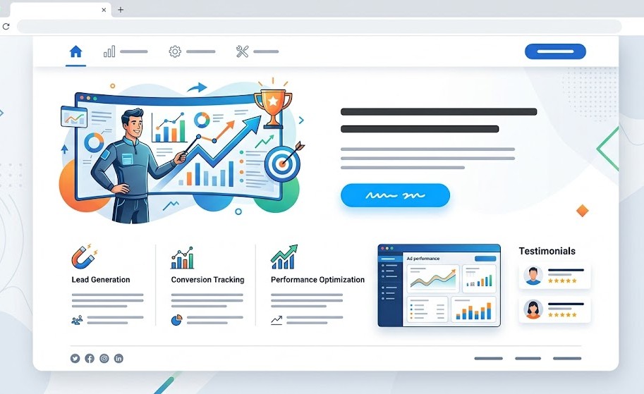 landing page untuk Google Ads